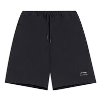 Li-Ning Embroidery Logo Shorts 'Black' AKSS041-3