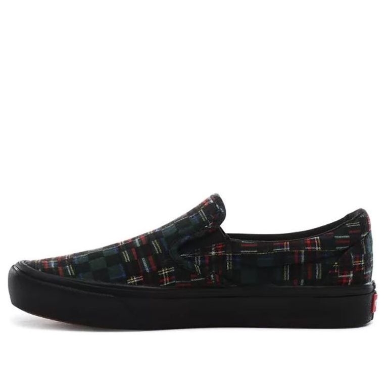 Vans Comfycush Slip-On 'Plaid Checkerboard - Green' VN0A3WMDTFO