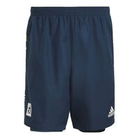 adidas Pattern Printing Loose Sports Shorts Navy Blue H41324