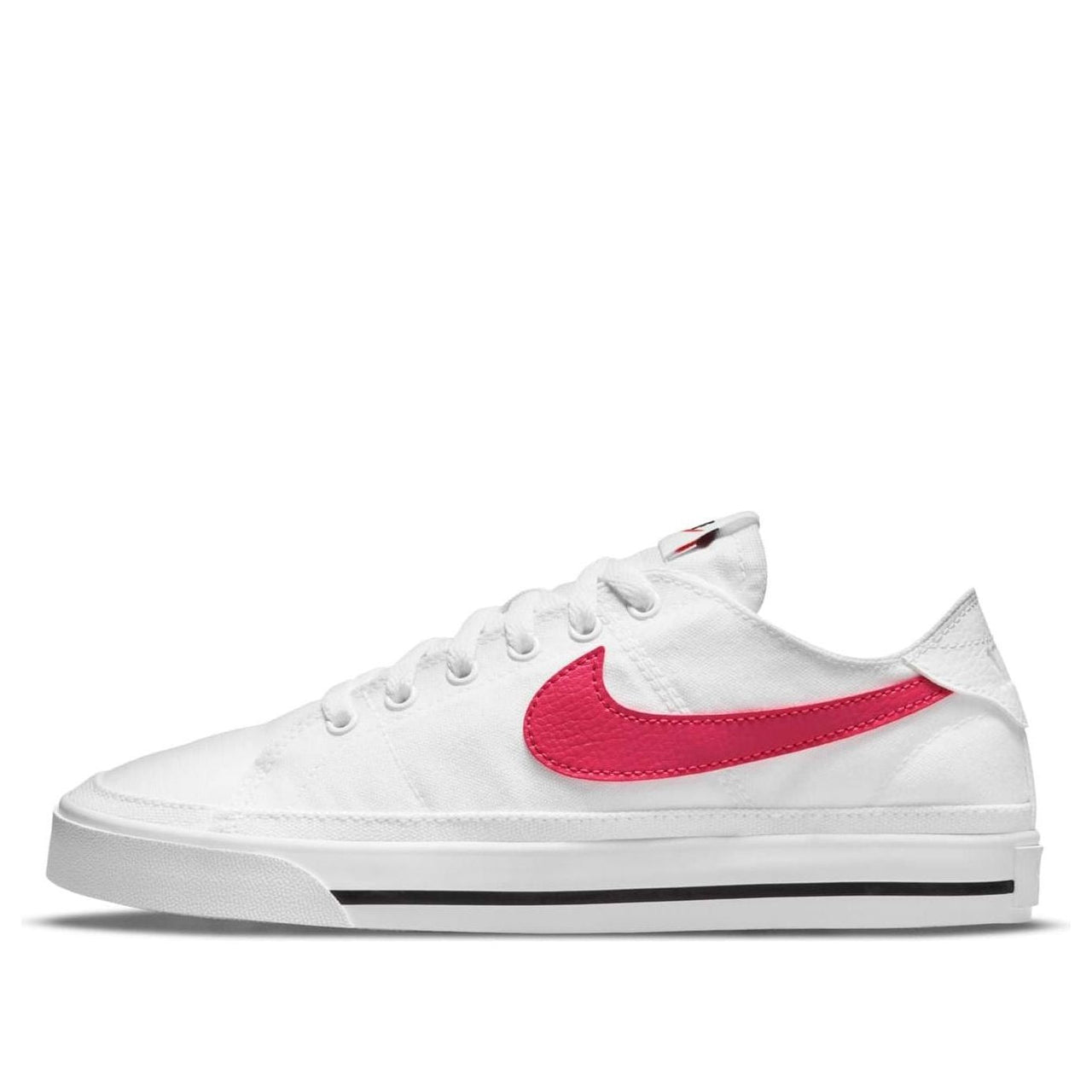 (WMNS) Nike Court Legacy Canvas Low-Top Sneakers White/Pink CZ0294-102