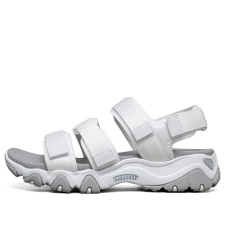 (WMNS) Skechers D'lites 2.0 Casual Sandals White 66666284-WHT