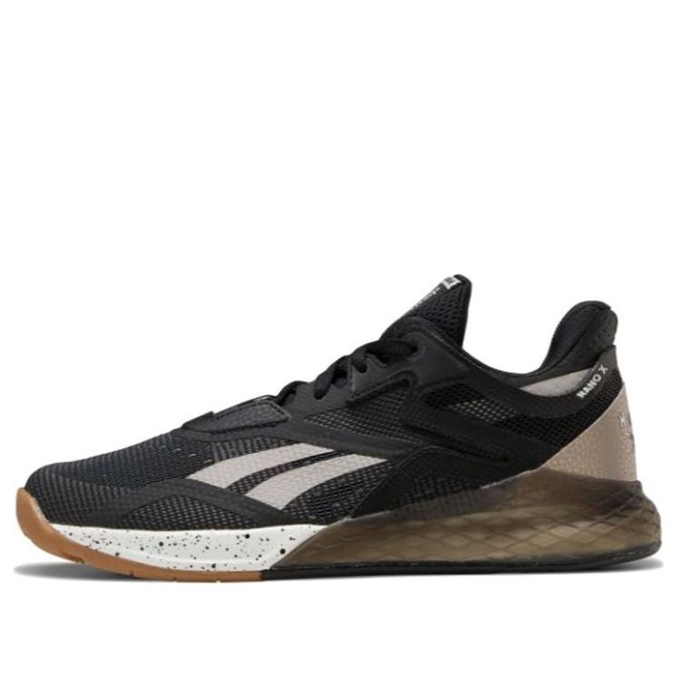 (WMNS) Reebok Nano X 'Black Moondust Metallic' FW8209