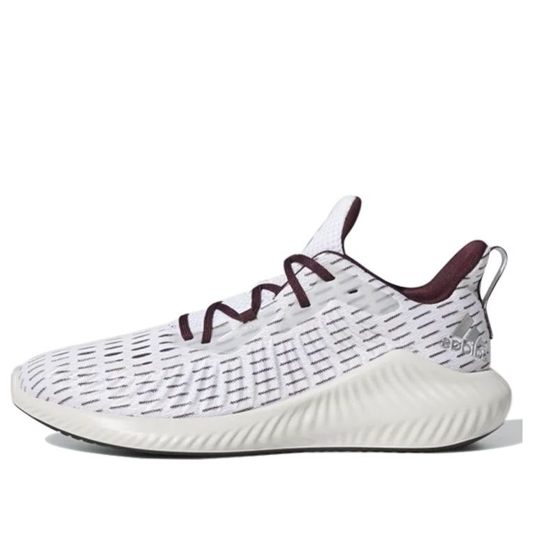adidas Alphabounce+ 'White Maroon' EF8183