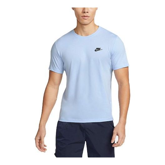 Nike Front Logo T-shirt 'Sky Light Blue' AR4999-548
