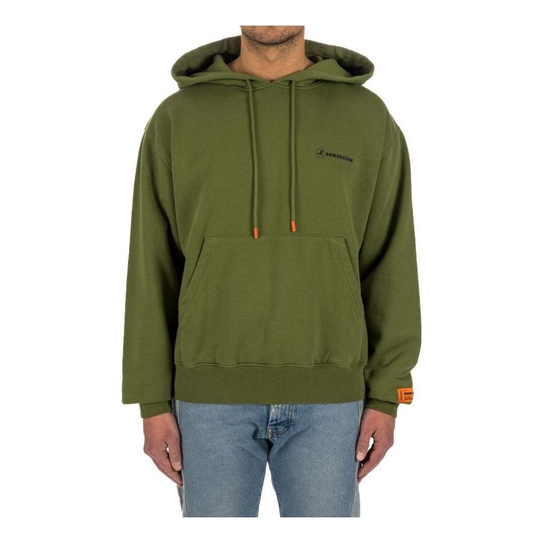 HERON PRESTON Hoodie 'Green' HMBB017S22JER0095510