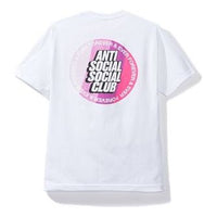 ANTI SOCIAL SOCIAL CLUB Circular Alphabet Logo Short Sleeve Unisex White ASST310
