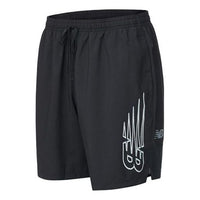 New Balance Tenacity Woven Logo 9 inch Shorts Asia Sizing 'Black' MS21256-BK