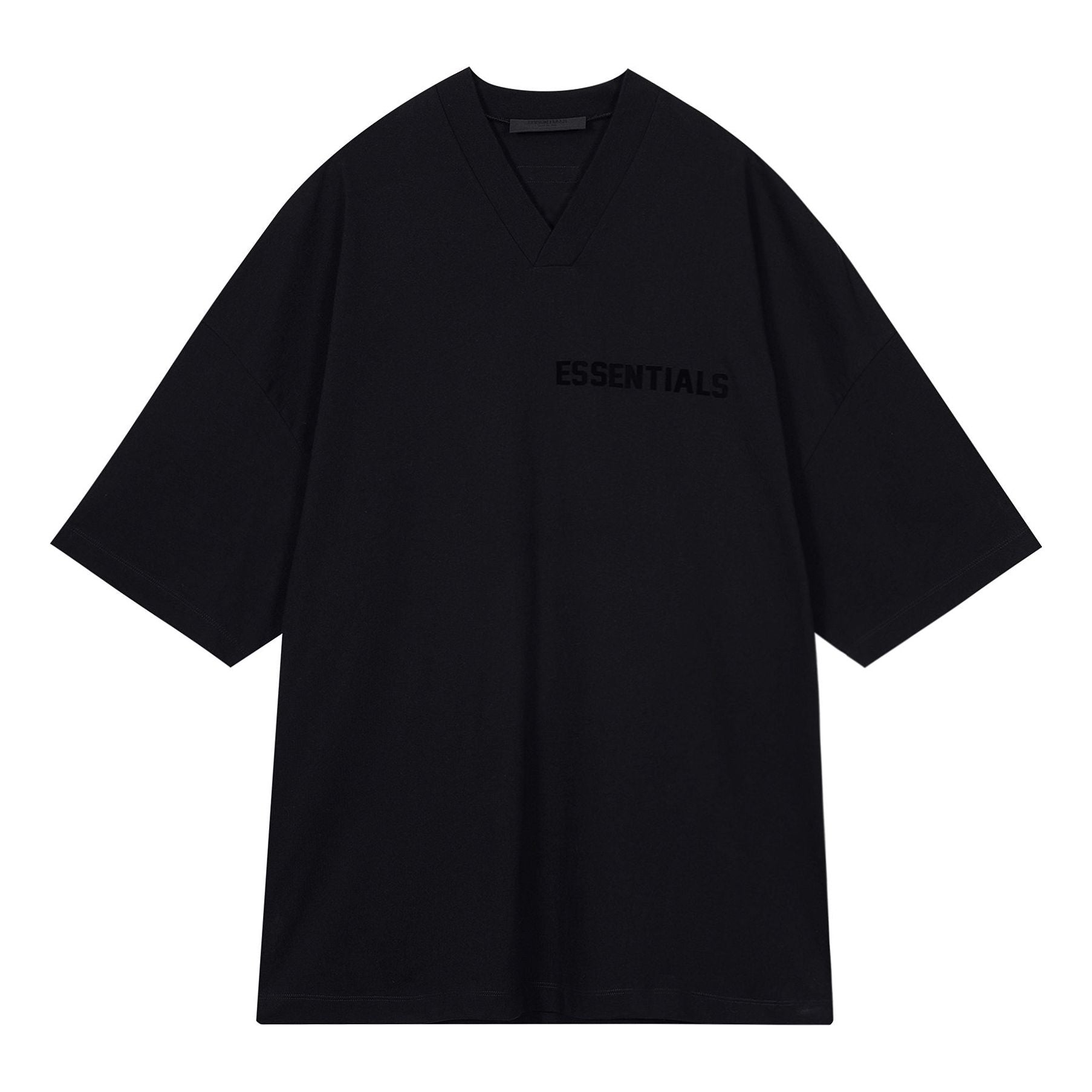 Fear of God Essentials SS23 V-Neck Tee 'Jet Black' 125SP234116F