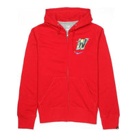 Nike Logo Full Zip Hoodie 'Red' 438740-611