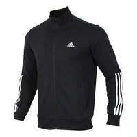 adidas Isc Tt 3s Half Logo Printing Side Stripe Sports Jacket Black DM7297