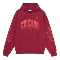 Mitchell & Ness x NBA Chicago Bulls Hoodie 'Red' MNJYFWF22007-RED