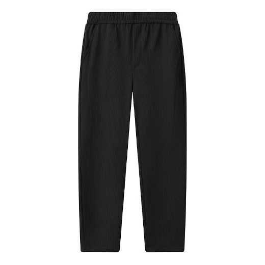 FILA Minimalistic Straight Athleisure Casual Sports Long Pants Black F11M122809F-BK