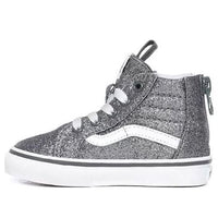Vans Glitter SK8-Hi Zip Toddler Silver VN0A4BV10M0