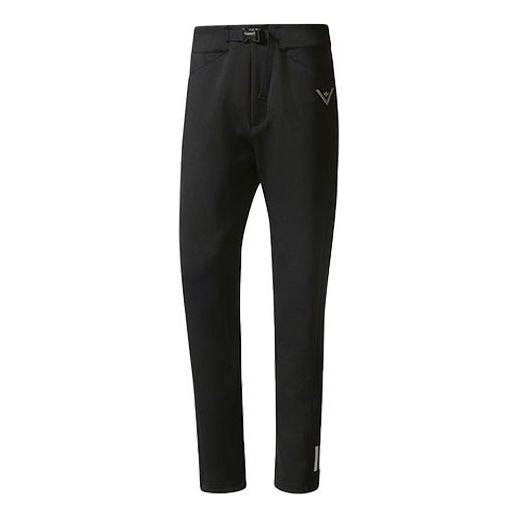 adidas originals WM White Belt Sports Pants Black BQ0955