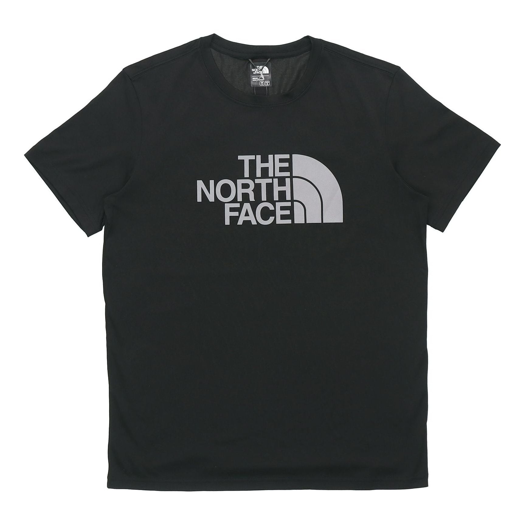 Men's THE NORTH FACE Logo Round Neck Short Sleeve Black 3V7A-V7N