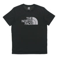 Men's THE NORTH FACE Logo Round Neck Short Sleeve Black 3V7A-V7N