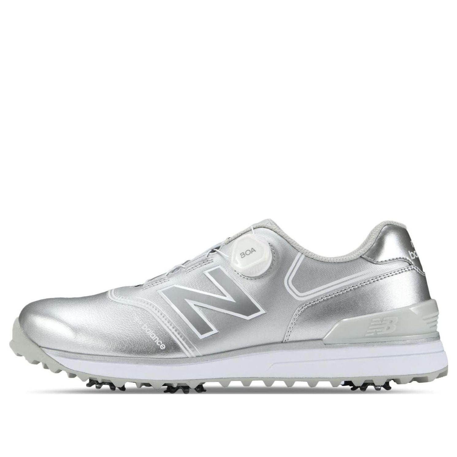 New Balance 574 Golf Shoes 'Silver' UGB574B3
