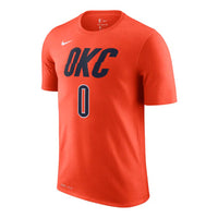 Nike NBA Russell Westbrook Thunder TEE Men Orange AO0911-893