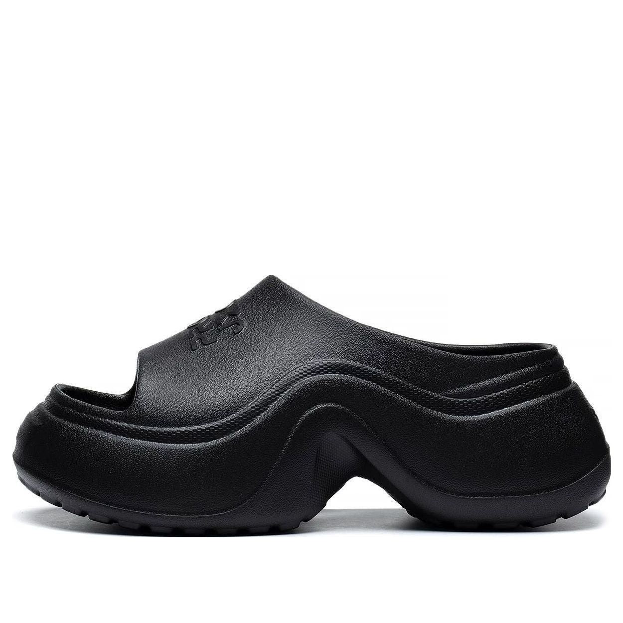 (WMNS) Li-Ning Project* Slide Stylish Slippers 'Black' AGAT016-3