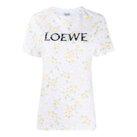 LOEWE Version Flower Cotton Short Sleeve White S540333XAR-2108