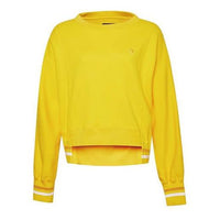 (WMNS) Converse Stripe Breathable Pullover Yellow 10020727-A01