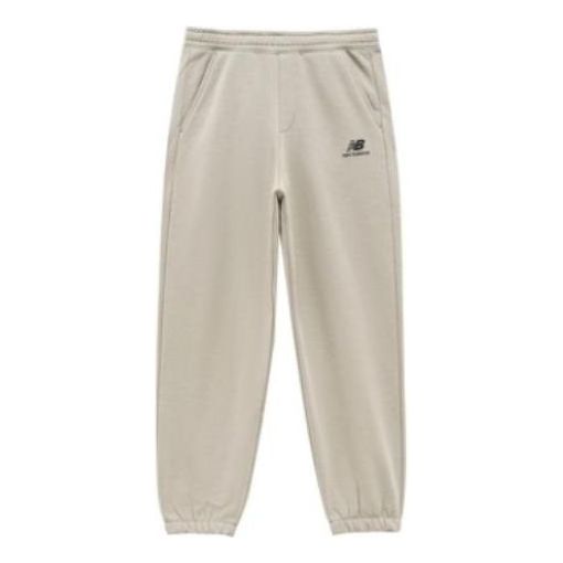 New Balance Logo Casual Sport Joggers Asia Sizing 'Beige' AMP24383-PAA