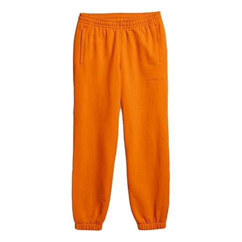 adidas originals Pw Basics Pant Loose Casual Sports Long Pants Couple Style Orange GH4385
