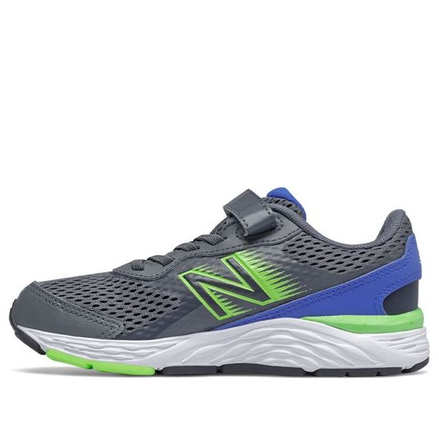 New Balance Kids' 680v6 Grey/Green YA680BD6