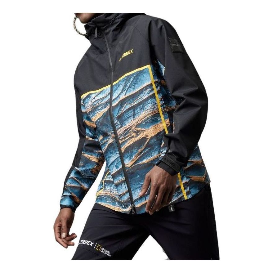adidas National Geographic RAIN.RDY Jacket Asia Sizing 'Black' IC1979