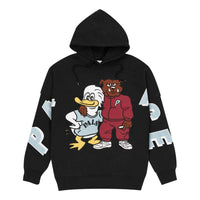 Palace SS22 Dog And Duck Drop Shoulder Hoodie 'Black' P22CS215