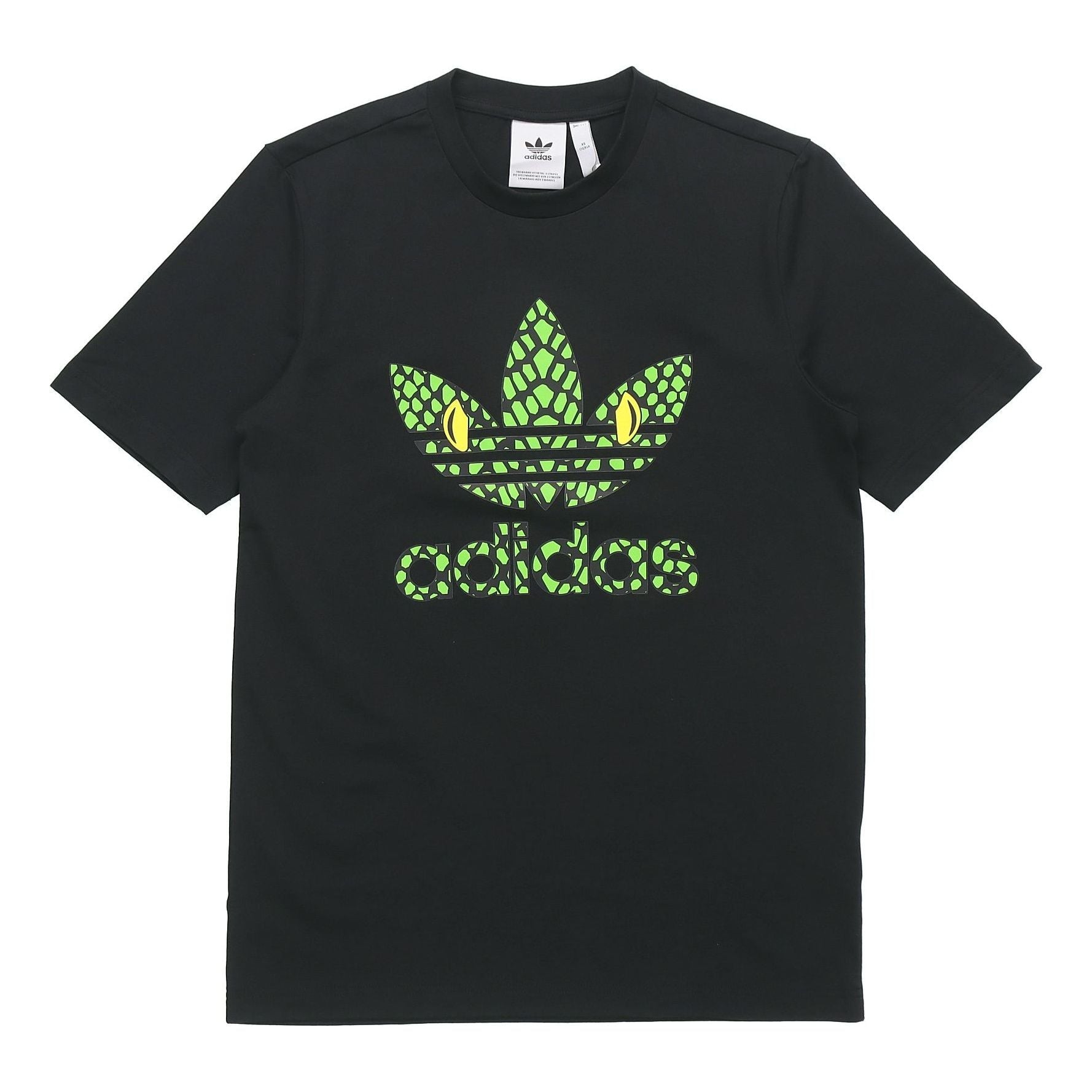 Men's adidas originals logo Short Sleeve Black T-Shirt GP7196