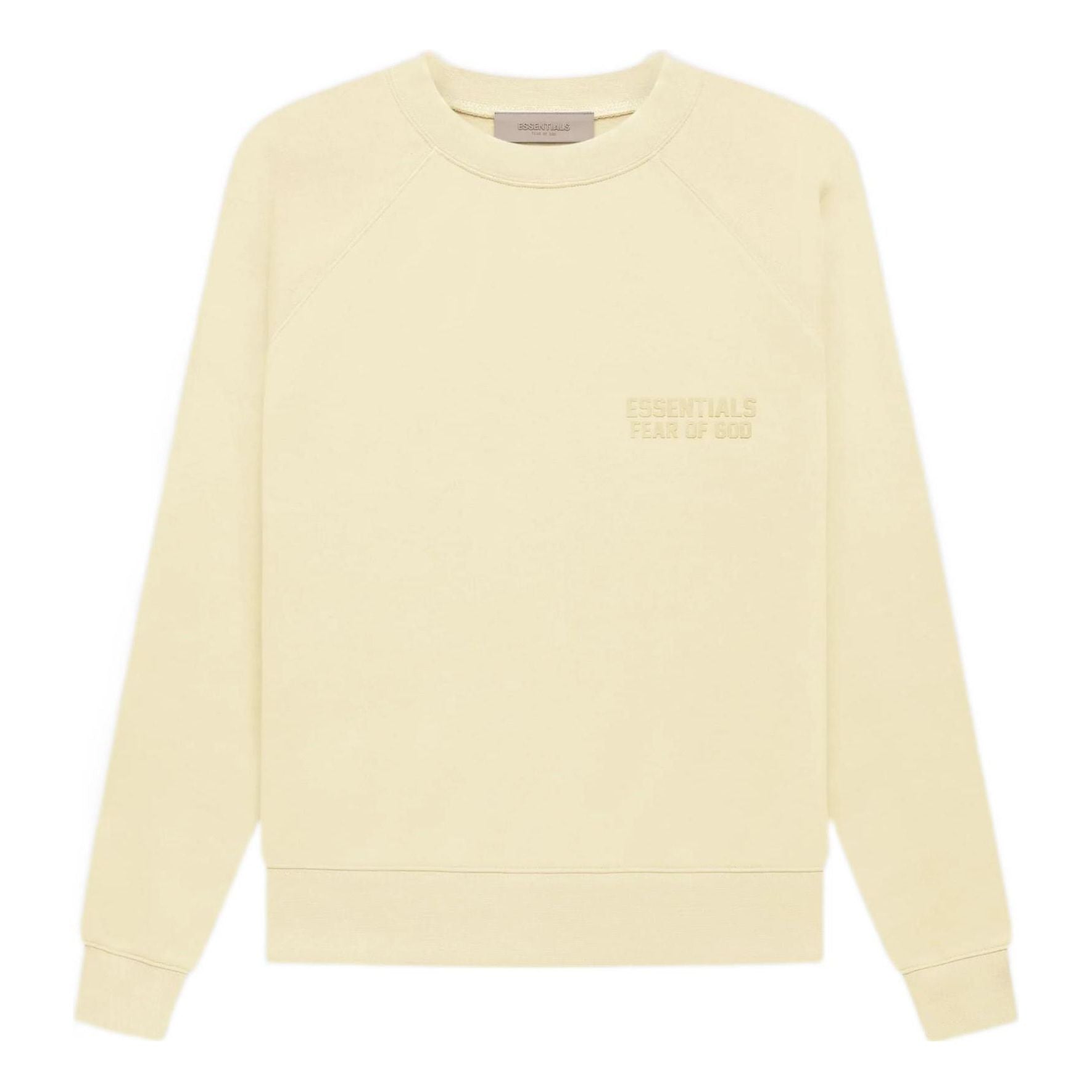 Fear of God Essentials FW22 Essentials Crewneck Canary FOG-FW22-727