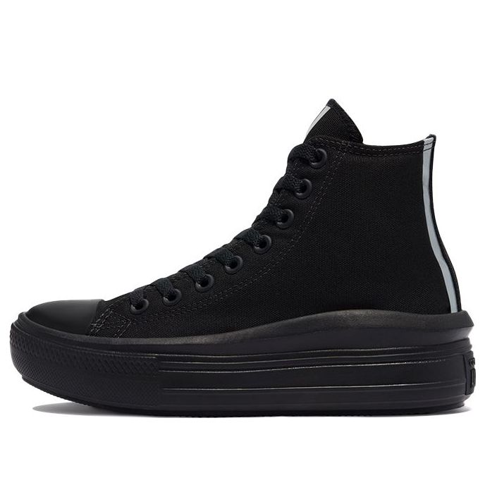 (WMNS) Converse Chuck Taylor All Star Move High 'Black Metallic' 570971C