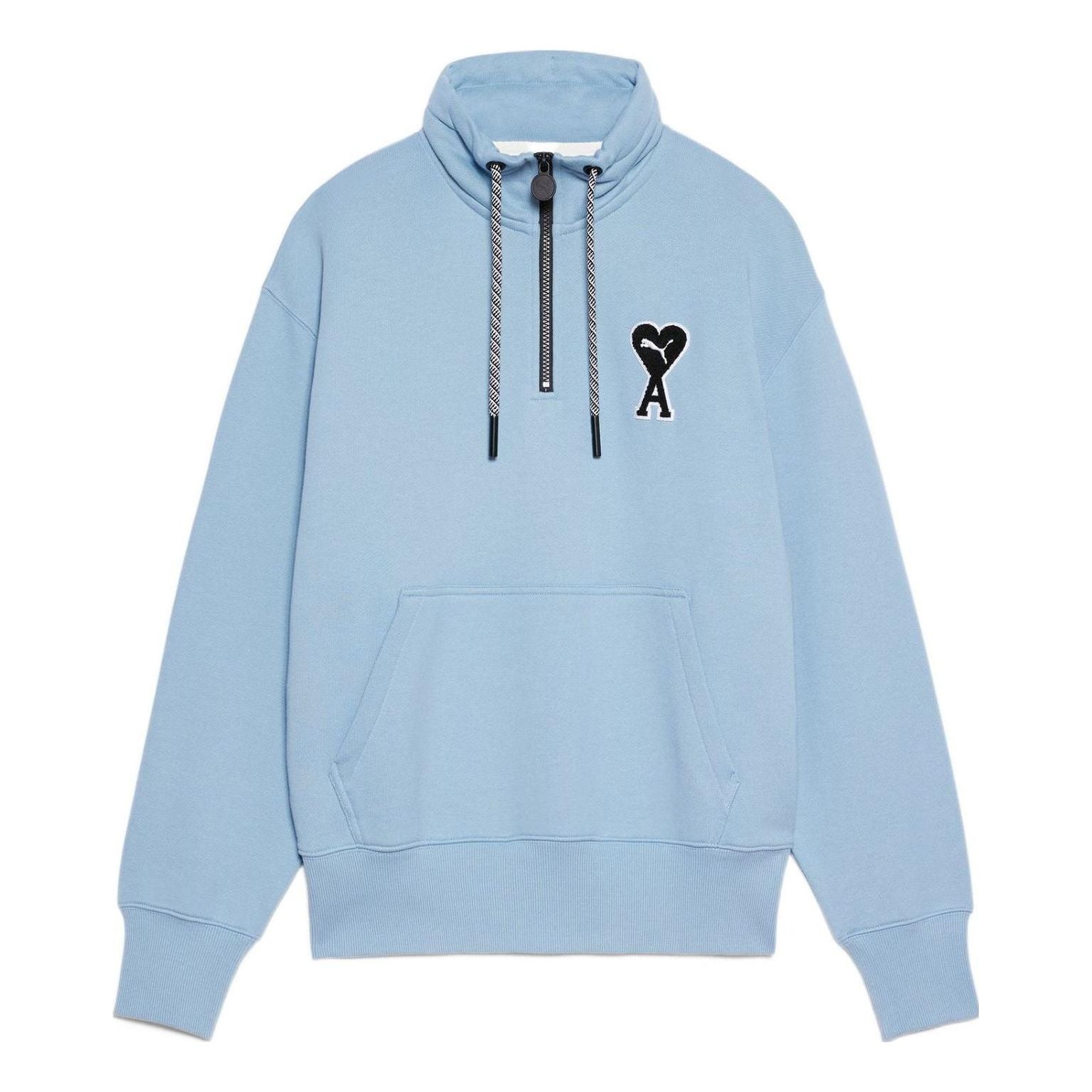 PUMA X Ami Half Zip Sweatshirt 'Blue' 535993-73