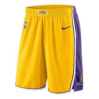 Nike NBA Los Angeles Lakers Association Swingman Shorts Yellow/Blue 866823-728