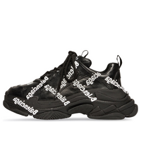 (WMNS) Balenciaga Triple S 'Logotype - Black' 524039W2FAB1090