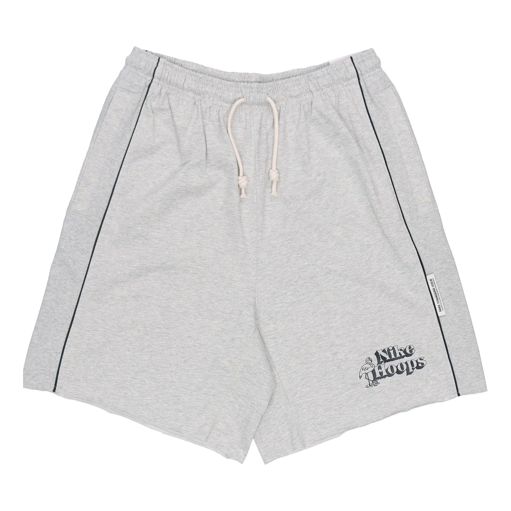 Nike Solid Color Lacing Elastic Breathable Sports Shorts Gray DH7384-050