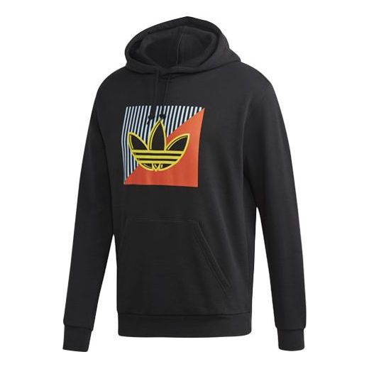 adidas originals Diag Emb Oth Athleisure Casual Sports Pullover Black FM3366