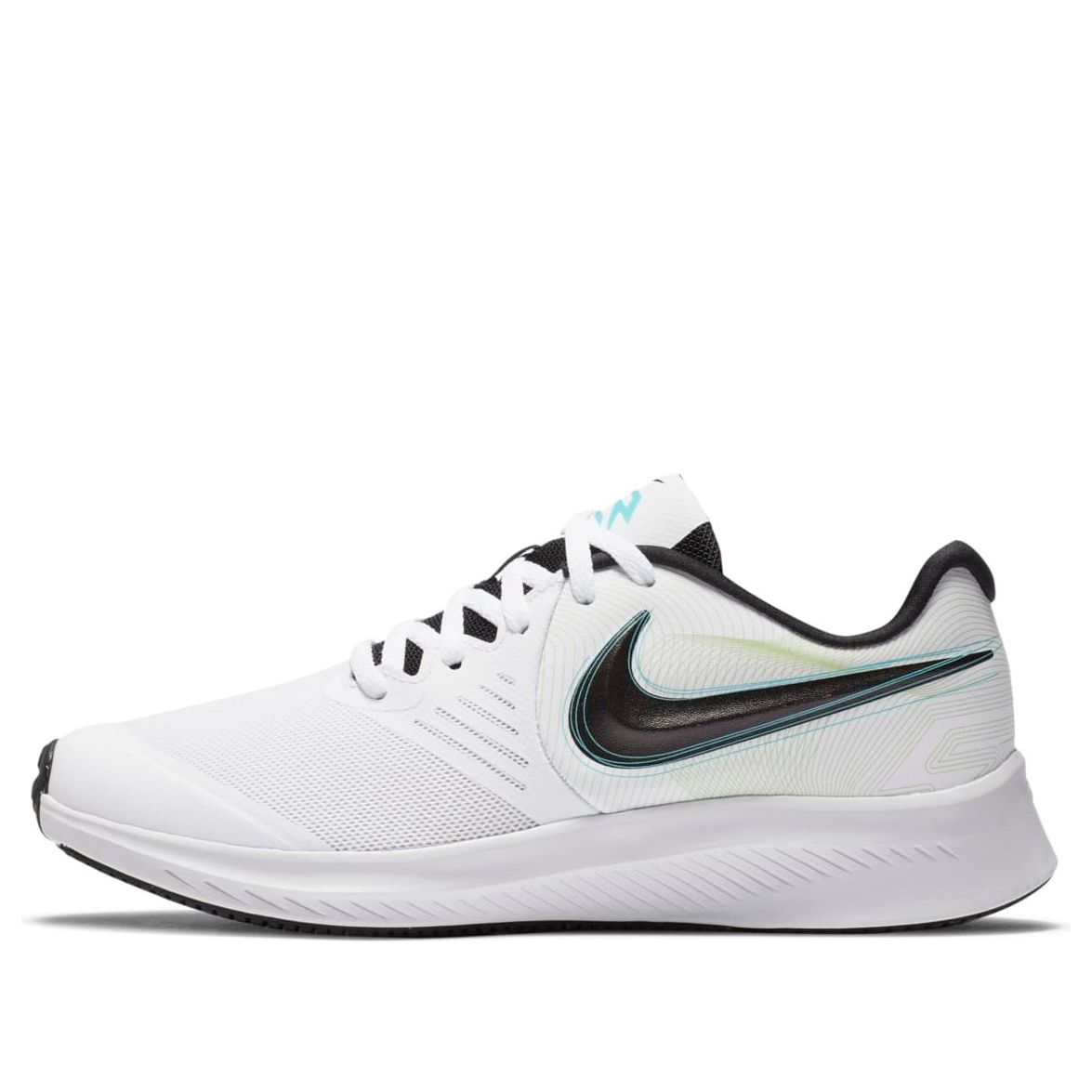 (GS) Nike Star Runner 2 Russell Wilson 'White Black' CZ2313-100
