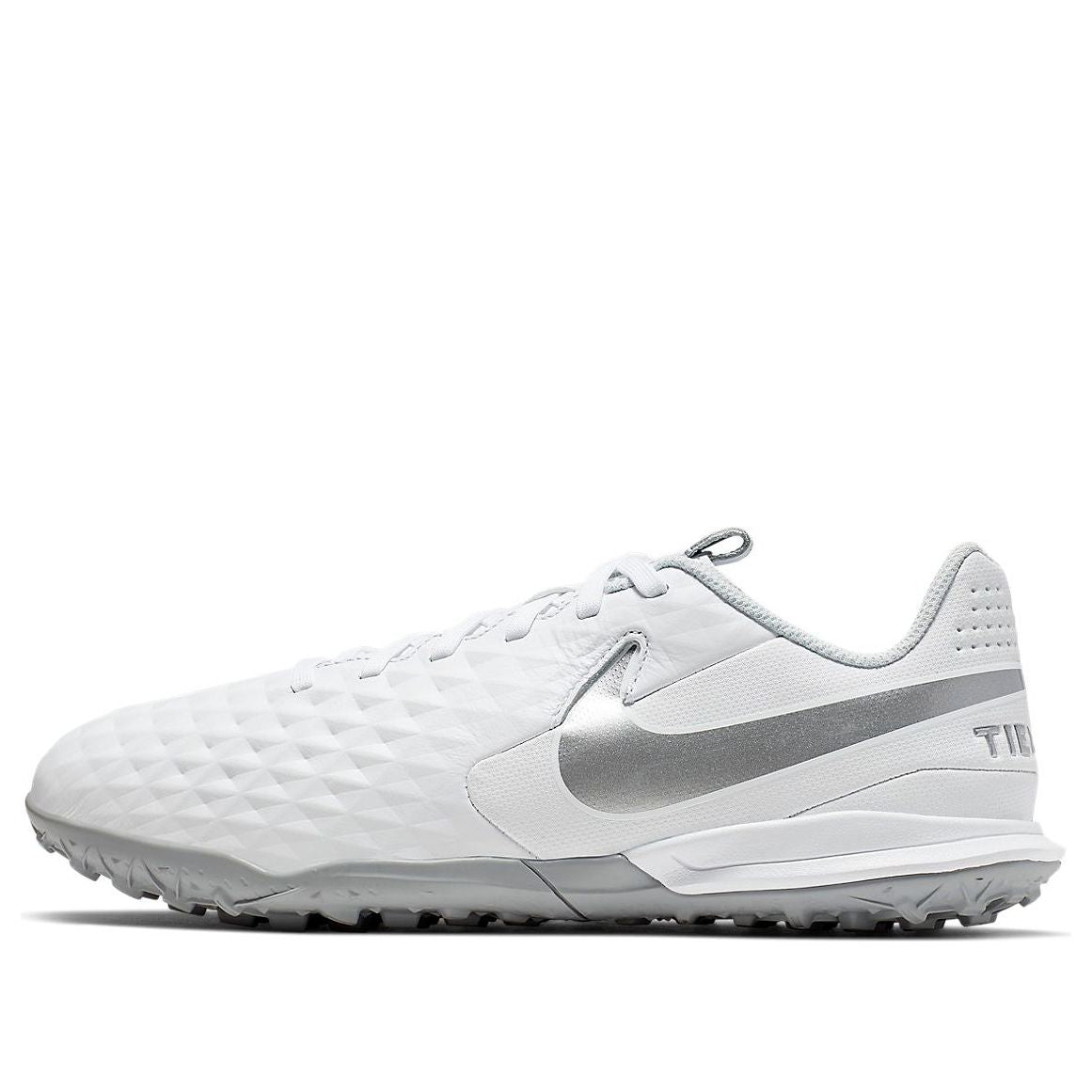 (GS) Nike Tiempo Legend 8 Academy TF Turf 'White Silver' AT5736-100