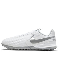 (GS) Nike Tiempo Legend 8 Academy TF Turf 'White Silver' AT5736-100