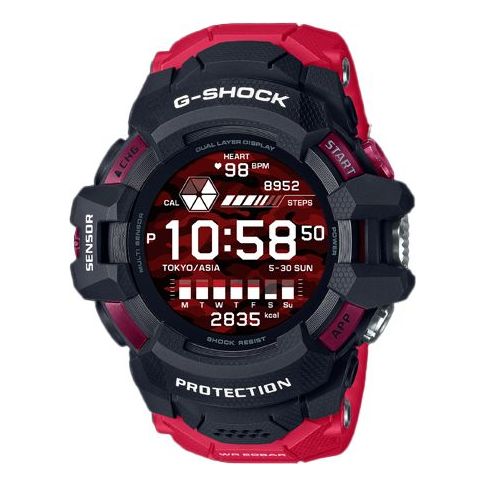 CASIO G-Shock Digital 'Red Black' GSW-H1000-1A4JR