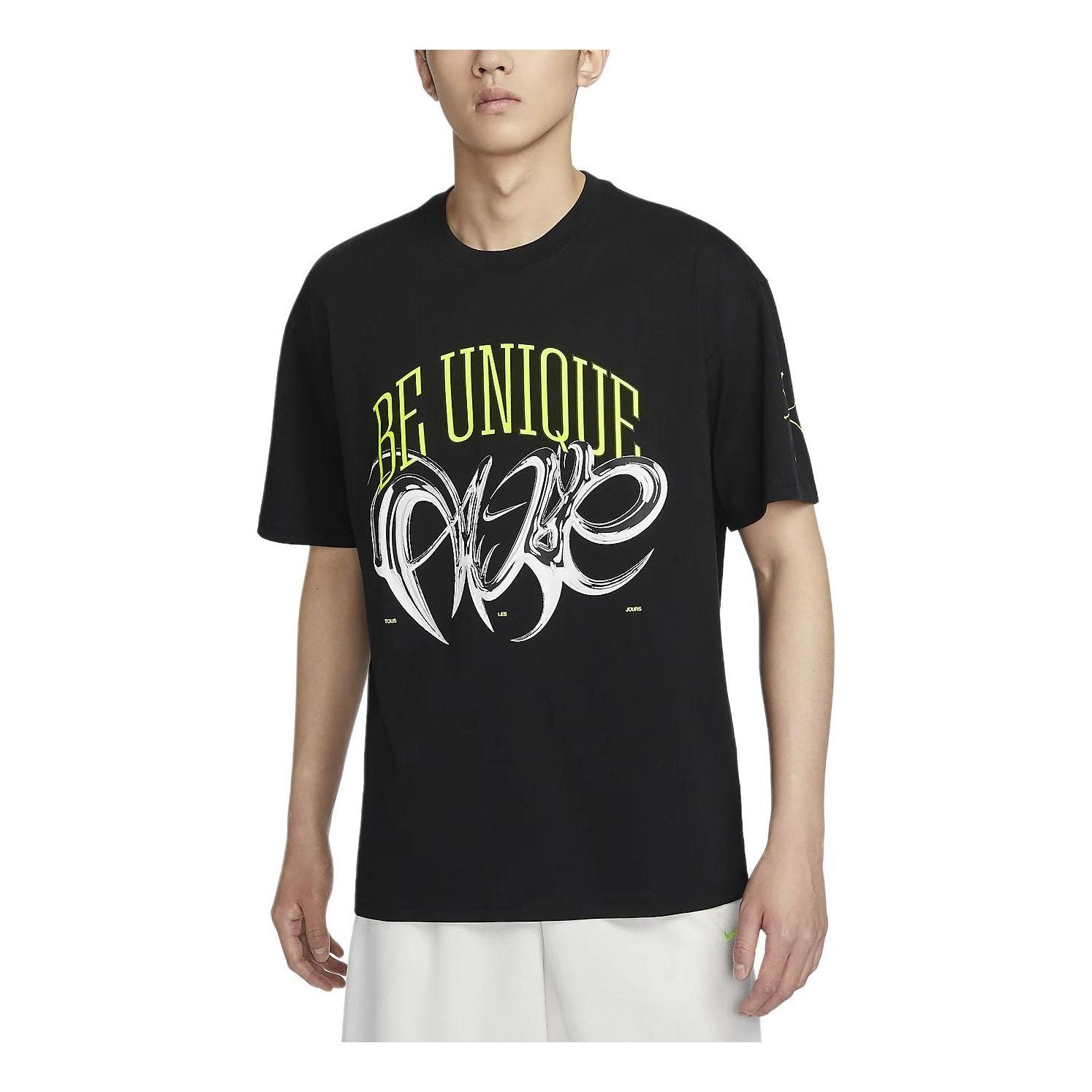 Nike Victor Wembanyama Graphic T-shirt Asia Sizing 'Black' IB5571-010