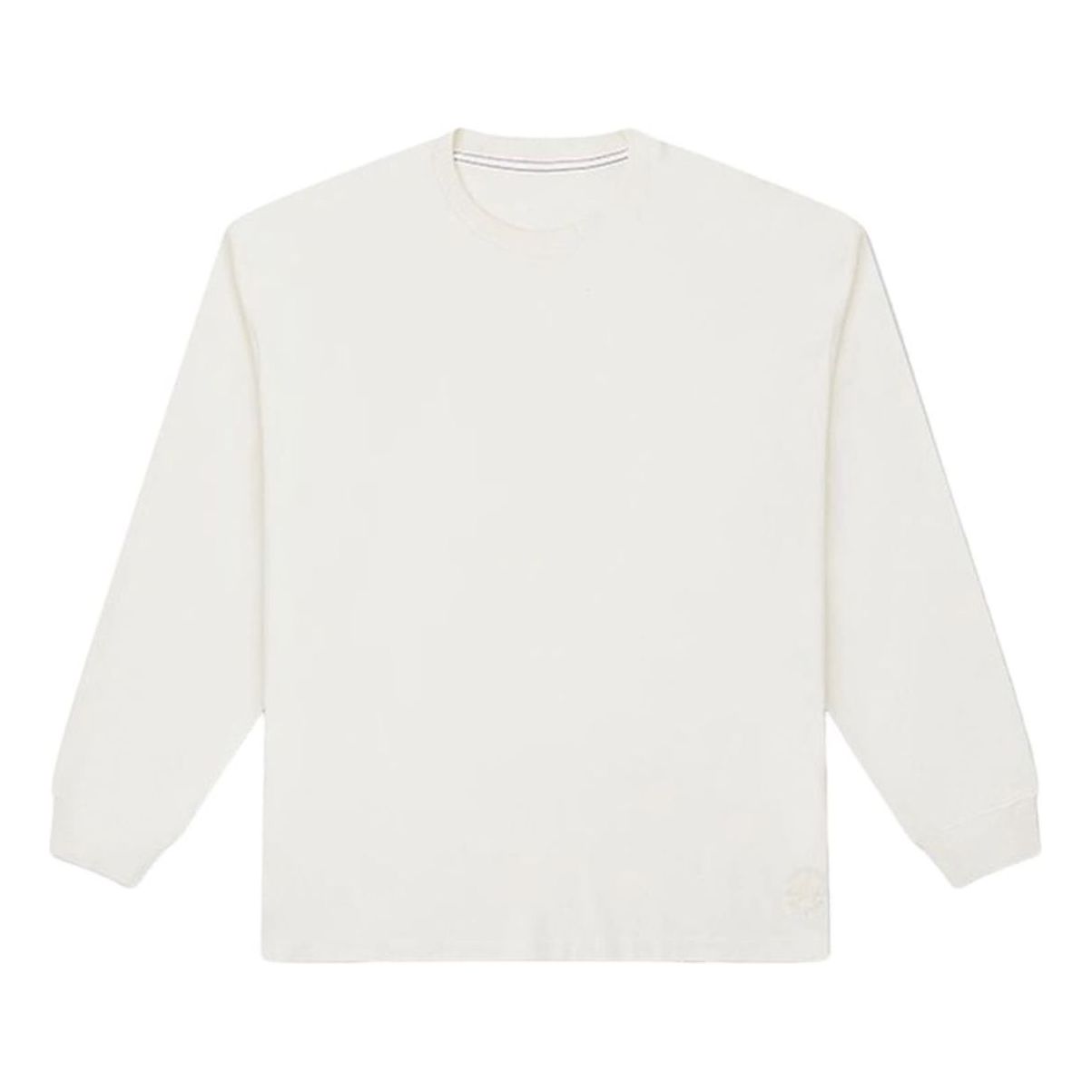 Converse Gold Standard Embroidered Logo Long Sleeves T-Shirt Asia Sizing 'White' 10026898-A01
