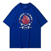 Li-Ning x XLARGE Crossover Pattern Short Sleeve Tee 'Blue Red' ATSQ363-2