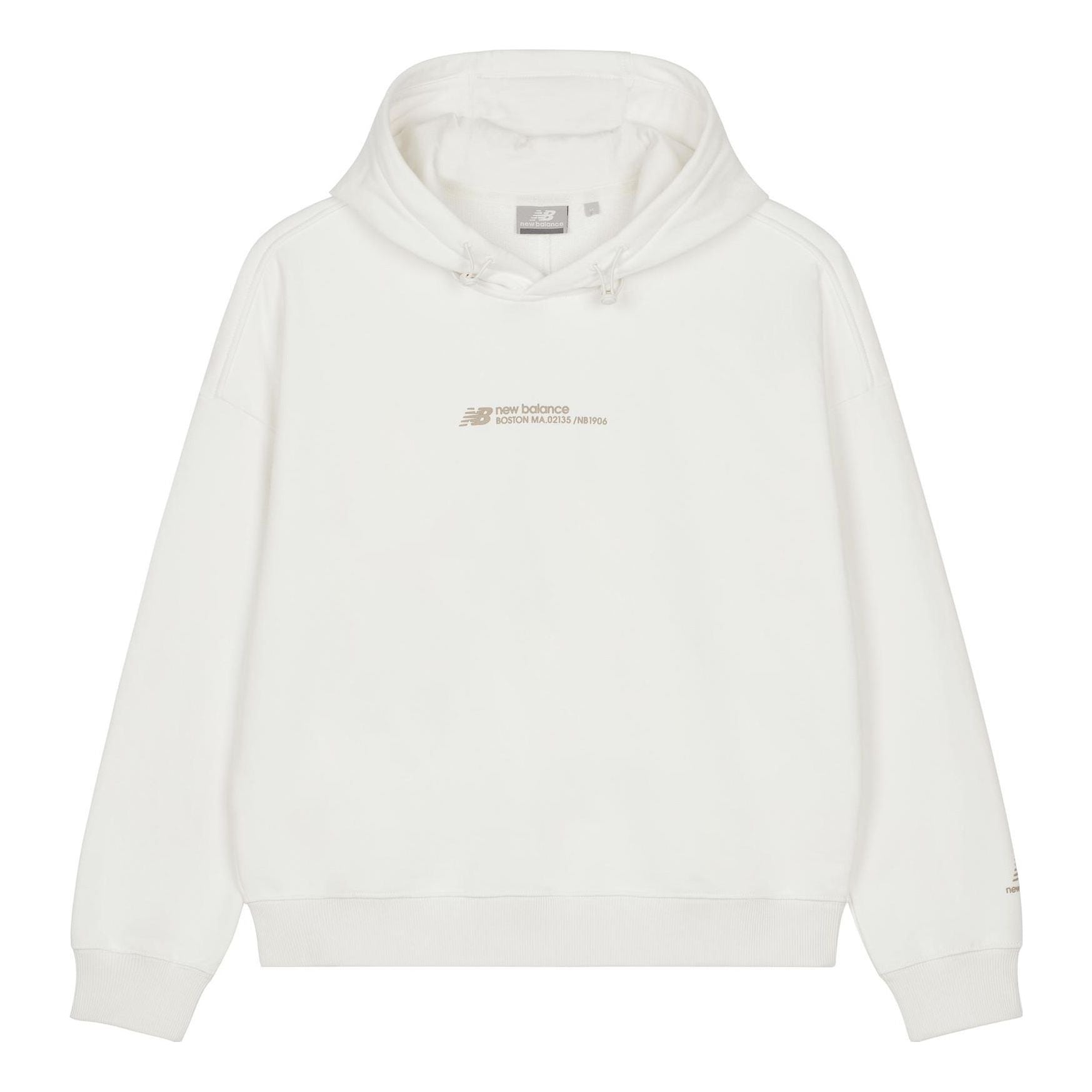 (WMNS) New Balance Lifestyle Casual Hoodie Asia Sizing 'White' 5CD37302-IV