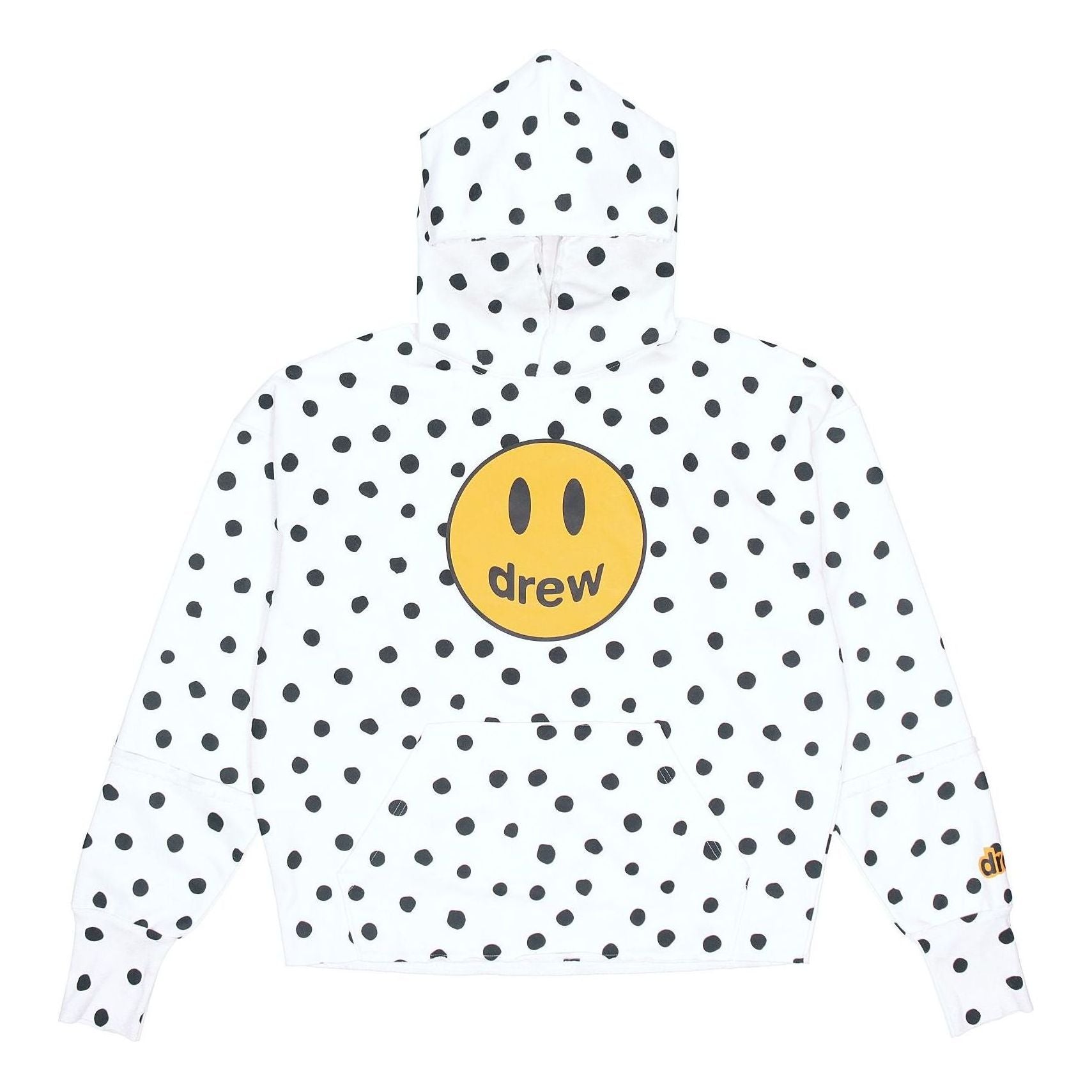 Drew House Mascot Deconstructed Hoodie 'White Black' DR-SS21-2