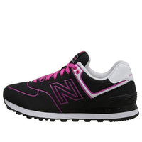 (WMNS) New Balance 574 Neon Lights Low-Top Black/Red WL574NEN