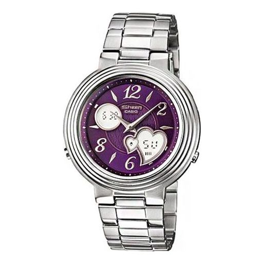 CASIO SHEEN Waterproof Stainless Steel Strap Purple Analog SHN-6006D-6ADR