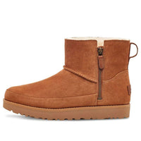 (WMNS) UGG Classic Zip Mini Suede 1113590-CHE